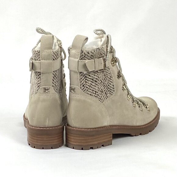 Sam Edelman Tenlee Suede Leather Lace-Up Lug Sole Hiker Boot 7 - Picture 8 of 12